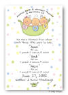 Dinky Designs - Birth Announcements (Triplets Peapod)