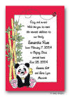 Dinky Designs - Birth Announcements (Panda Baby)