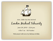 Mayberry Design - Birth Announcements (Pirate) (1002-2a)