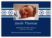 Mayberry Design - Birth Announcements (Nautical - Photo) (1005-5la)