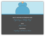 Mayberry Design - Birth Announcements (Baby Bump Blue) (1067-2a)