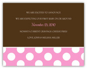 Mayberry Design - Birth Announcements (Dollops Pink) (1070-2a)