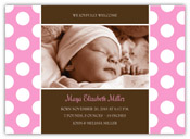 Mayberry Design - Birth Announcements (Dollops Pink - Photo) (1070-5la)