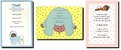 Baby Announcements illustrating babies of color