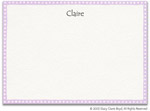 Stacy Claire Boyd Thank You Notes/Stationery - Lavender Freckled Border (53160)