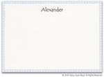 Stacy Claire Boyd Thank You Notes/Stationery - Blue Freckled Border (53162)