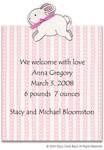 Stacy Claire Boyd Birth Announcement - Baby Bunny Pink (53163)