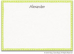 Stacy Claire Boyd Thank You Notes/Stationery - Green Appled Freckled Border (53168)