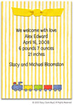 Stacy Claire Boyd Birth Announcement - Happy Choo-Choo (53170)