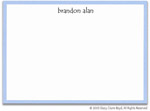 Stacy Claire Boyd Thank You Notes/Stationery - Little Boy Blue Border (20347)
