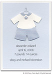 Stacy Claire Boyd Birth Announcement - Marshmallow Blue (40398)
