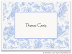 Stacy Claire Boyd Thank You Notes/Stationery - Baby Blue Toile Thank You (54109)