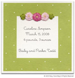 Stacy Claire Boyd Birth Announcement - Pickle Green Dotty (55149)