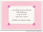 Stacy Claire Boyd Birth Announcement - Four Dotty Hearts (53201)