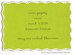 Stacy Claire Boyd Birth Announcement - Citrus Scallop (53156)