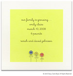 Stacy Claire Boyd Birth Announcement - Flower Family (55105)