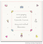 Stacy Claire Boyd Birth Announcement - Flowers & Things (55111)