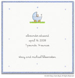 Stacy Claire Boyd Birth Announcement - Blue Carriage (55116)