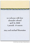 Stacy Claire Boyd Birth Announcement - Blueberries & Cream (53119)