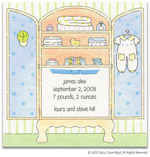 Stacy Claire Boyd Birth Announcement - His Armoire (55117)