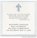 Stacy Claire Boyd Birth Announcement - Blue Sea Border (55129)