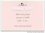 Stacy Claire Boyd Birth Announcement - Petal Pink Lamb (53137)