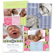 Photo Birth Announcements by Take Note Designs