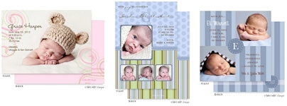 Photo Birth Announcements by take note! designs
