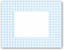 Boatman Geller - Blank Stock Folded Notes - Blue Houndstooth (#16302)