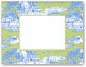 Boatman Geller - Blank Stock Folded Notes - Blue & Green Toile (#16305)