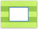 Boatman Geller - Blank Stock Folded Notes - Green Rugby (#16311)