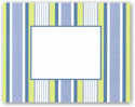 Boatman Geller - Blank Stock Folded Notes - Blue Multistripe (#16318)