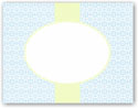 Boatman Geller - Blank Stock Folded Notes - Blue & Light Green Mosaic (#16320)
