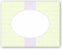 Boatman Geller - Blank Stock Folded Notes - Light Green & Lavender Mosaic (#16321)