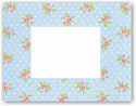 Boatman Geller - Blank Stock Folded Notes - Blue Dot Floral (#16341)
