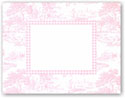 Boatman Geller - Blank Stock Folded Notes - Pink Toile (#16361)