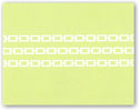 Boatman Geller - Blank Stock Folded Notes - Light Green Chain Link (#16372)