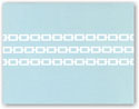 Boatman Geller - Blank Stock Folded Notes - Light Blue Chain Link (#16373)