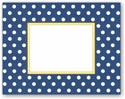 Boatman Geller - Blank Stock Folded Notes - Navy Dot (#16375)
