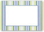 Boatman Geller - Blank Stock Large Flat Cards - Blue Multistripe (#16408)