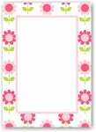 Boatman Geller - Blank Stock Large Flat Cards - Big Pink Daisy (#16421)