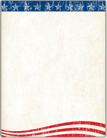 Imprintable Blank Stock - Faded Glory Letterhead