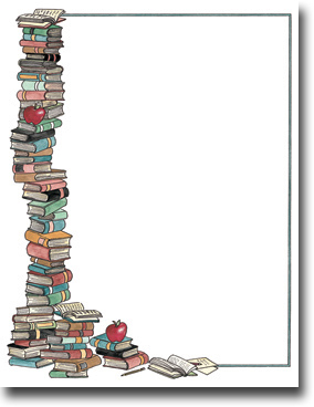 Masterpiece Studios Imprintable Blank Stock - By The Books Letterhead (970260)