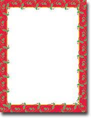 Masterpiece Studios Imprintable Blank Stock - Holly Frame Letterhead (967175)