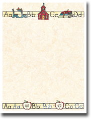 Masterpiece Studios Imprintable Blank Stock - School Days Letterhead (970140)