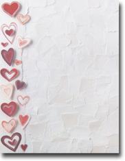 Masterpiece Studios Imprintable Blank Stock - Paper Hearts Letterhead (972424)