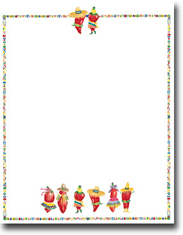 Masterpiece Studios Imprintable Blank Stock - Chili Peppers Letterheads (972470)