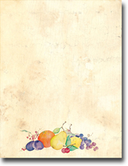 Masterpiece Studios Imprintable Blank Stock - Crackled Fruit Letterhead (972594)
