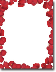 Masterpiece Studios Imprintable Blank Stock - Roses Are Red Letterhead (972667)