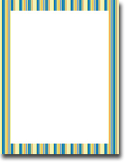 Masterpiece Studios Imprintable Blank Stock - Bold Stripes Letterhead (972765)